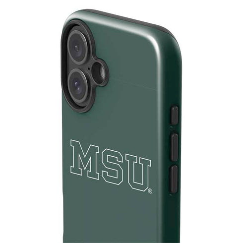 Michigan State University MSU Letters iPhone 16 Impact Case